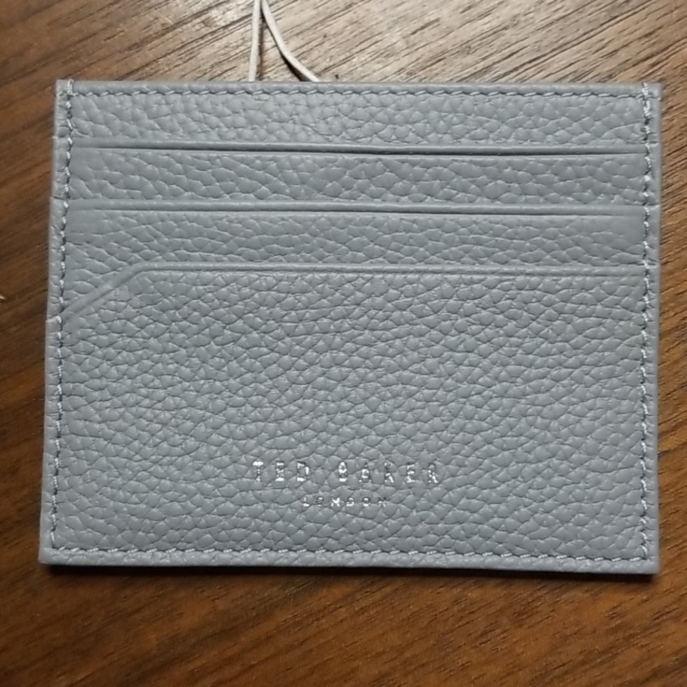 💕TED BAKER LONDON💕 Giuliah Two Sided Card Holder ~ Grey NWT